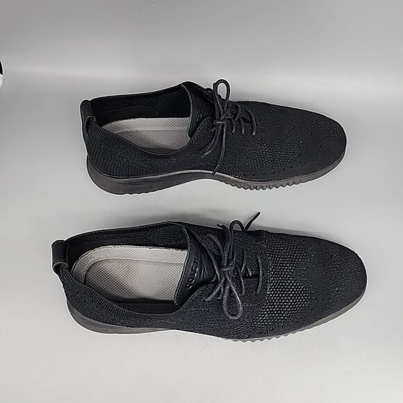 Cole Haan Men\'s 2.Zerogrand Stitchlite Oxford Shoe Size 10.5M C28527 Black/Black